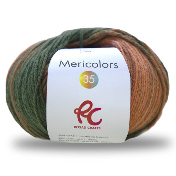 MERICOLORS 35 · MERINO-ACRÍLICO MULTICOLOR
